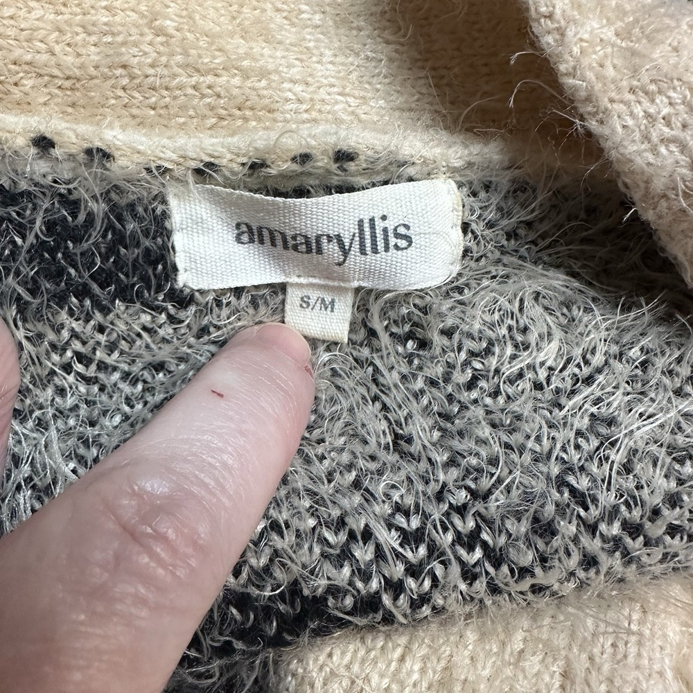 Amaryllis Womens S/M Fuzzy Leopard Print‎ Open Cardigan Sweater Soft Silky Feel - Picture 4 of 6